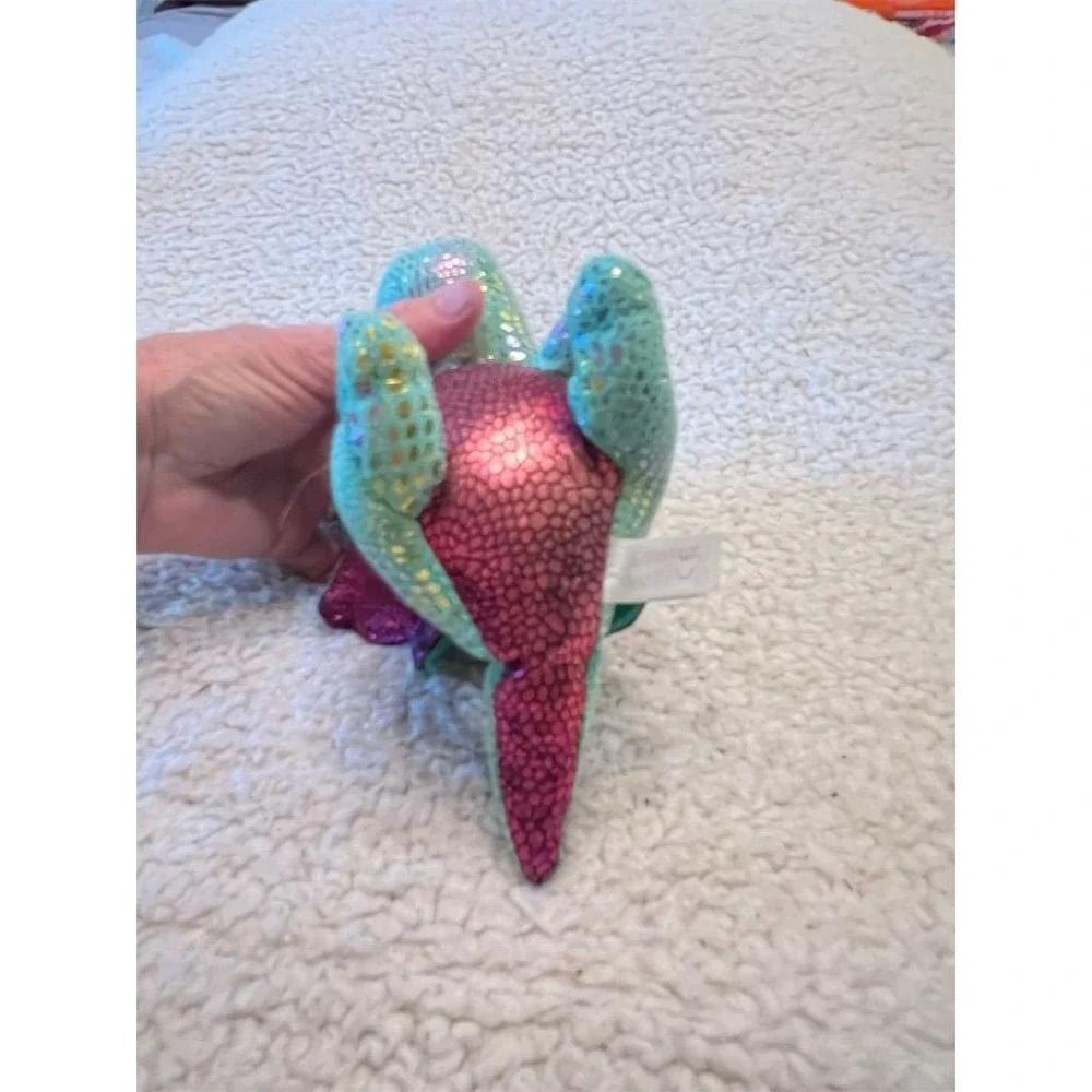 Ty Beanie Boos Cinder the Green‎ Dragon Plush Toy 6